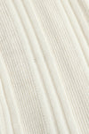 SWAYING/KNIT chenille three-dimensional striped trousers SW23AW3B57 white